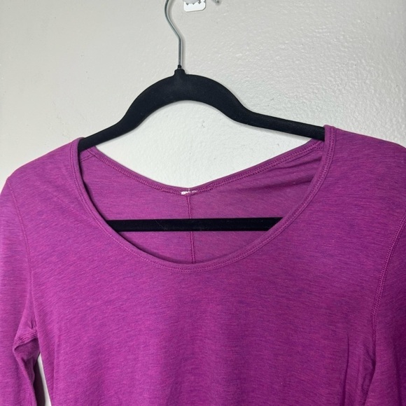 Lululemon Yogini 5 Year Long Sleeve Tee in Heathered Regal Plum - Picture 7 of 12